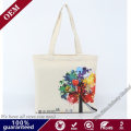 Promotional Advertising Custom Printed Logo Recycle Organic Cotton Canvas Tote Shopping Bag